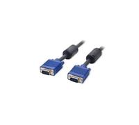 Connectland CL-CAB32003 Câble VGA 3m (D-Sub Mâle vers D-Sub Mâle) Noir/Bleu, Connecteurs droits, Compatible Plug and Play