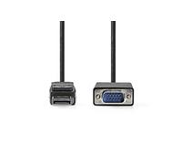 N CCGL37301BK10 - Câble, prise DP > prise VGA, 1 m
