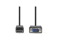 Nedis Ccgl37301bk20 Câble Vidéo Et Adaptateur 2 M Vga (d-sub) Display