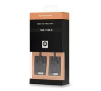 Câble VGA D2DIFFUSION - 1,8 m - Noir - Vis moletées