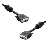 Câble VGA HD-15 Mâle pour HD-15 Mâle 5 m Noir et or