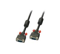- Câble VGA - HD-15 (VGA) (M) pour HD-15 (VGA) (M) - 2 m - moulé, vis moletées - noir