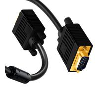Câble VGA Mâle Adaptateur Vidéo Full HD 1080p Longueur 5m Noir