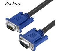 câble VGA mâle vers mâle 3 + 6 HD 15 broches,pour projecteur LCD CRT,moniteur d'ordinateur portable 1.5m 3m 5m 10m 15m 20m - Type 5m