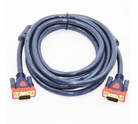 câble VGA mâle vers mâle 3 + 9 HD,entièrement filaire,15 broches,pour projecteur LCD CRT,moniteur d'ordinateur portable,1.5m 3m 5m 10m 15m - Type Dark Grey-10m