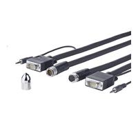 Câble VGA - VIVOLINK - PROVGASCW15 - 15 m - Noir - D-SUB Mâle