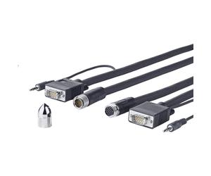 Câble VGA - VIVOLINK - PROVGASCW15 - 15 m - Noir - D-SUB Mâle