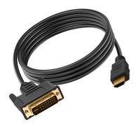 Câble Vidéo 1m HDMI mâle vers DVI mâle, Full HD 1080p