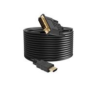 Avizar Câble Vidéo 5m HDMI mâle vers DVI mâle, Full HD 1080p Noir