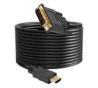 Câble Vidéo 5m HDMI mâle vers DVI mâle, Full HD 1080p Noir