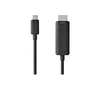 - Câble vidéo/audio - 24 pin USB-C mâle pour HDMI mâle - 1 m - noir - support 4K
