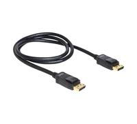 Câble vidéo/audio DeLOCK - DisplayPort (M) - DisplayPort (M) - 1 m - noir