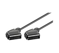 Câble vidéo-audio SCART (P) pour SCART (P) 2 m blindé - goobay SK 21-0200 LC