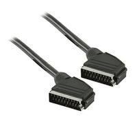 Câble vidéo/audio - VALUELINE - VLVP31000B15 - 1.5 m - Noir - SCART 21 broches mâle