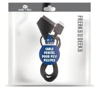 Freaks & Geeks - Câble vidéo Péritel pour PS1/PS2/PS3 - Noir - Filaire - Garantie 3 ans