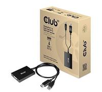 Club3D Adaptateur DisplayPort vers DVI‑D CAC-1010-A 0,6 m USB Noir HDCP Off AKTIV