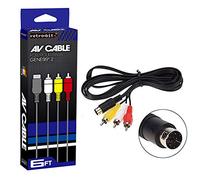 Câble vidéo Composite Retro-bit Megadrive/Genesis 2, 3 pins, Mâle à Femelle, Magnétique, pour TV, 3 ans de garantie