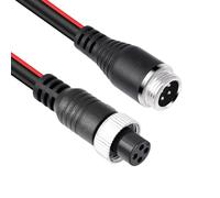 Câble vidéo de caméra de recul avec ligne de déclenchement inversé - Cordon d'extension auditif vidéo 4 broches mâle vers 4 broches femelle - Câble de connecteur pour caméra de recul CCTV DVR