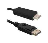 Câble vidéo DisplayPort - HDMI 2m - Qoltec - support 4K