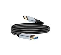 Câble Vidéo DisplayPort vers USB-C 4K 60Hz 1.8m pour PC et Tablette Noir