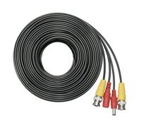Câble vidéo et d'alimentation PNI CCTV 50M pour caméras analogiques de surveillance AHD, 50 m