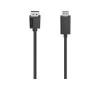 Câble adaptateur Hama DisplayPort / HDMI Fiche mâle DisplayPort, Fiche mâle HDMI-A 1.50 m noir 00200712 Câble DisplayPort