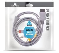 Freaks & Geeks – Câble vidéo AV Wii/Wii U – Filaire – Gris
