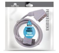 Connectique et chargeur console Freaks And Geeks Câble Vidéo Péritel Gris pour Nintendo Wii et Nintendo Wii U