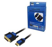 Câble vidéo - LOGILINK - CHB3102 - HDMI vers DVI-D - 2m - Connecteurs plaqués or