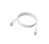 Câble Vidéo Mini DisplayPort Mâle vers Mâle Haute Résolution 4K 1.8m Blanc