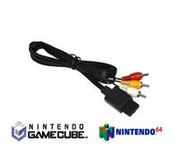 Câble vidéo - Nintendo - N64/SNES/GameCube - RCA - Filaire - Noir