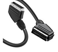 Câble Vidéo Péritel vers Péritel Longueur 3m Robuste Noir