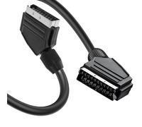 Câble Vidéo Péritel vers Péritel Longueur 3m Robuste Noir