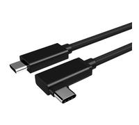 Câble Vidéo Usb C À C À Angle Droit 1 M, Câble De Moniteur 4K Usb Type C Prenant En Charge La Charge Rapide 100 W Et La Synchronisation Des Données 10 Gbit/S[YIN4183689]