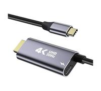 Câble Vidéo USB-C Vers HDMI 4K 30 Hz/60 Hz De 1,8 M Avec Charge Rapide PD 100 W For Écran, Commutateur, TV, Téléphone, Ordinateur Portable Et Tablette.(4K30Hz)