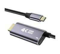 Câble Vidéo USB C Vers HDMI 4K 30Hz/60Hz, 1.8M, Avec Charge PD 100W, For Interrupteur D'affichage, TV, Téléphone, Ordinateur Portable, Tablette(4K60Hz)