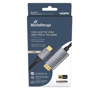 Câble Vidéo USB Type-C - MediaRange - MRCS217 - 1 8 m - HDMI - Aluminium