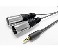 Câble Vivolink jack 3,5 mm 2xXLR mâle 5 m