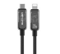 Câble WDC-181 1m USB-C vers Lightning 20W Vanguard Series Wekome Noir