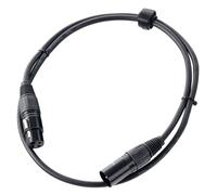 Cable XLR 1m Microphone Haut parleur Sonorisation DJ PA Studio Live Female Male