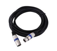 CâBle Xlr 3 Broches MâLe à Femelle, Cordon Audio M/F, CâBle Blindé Pour MéLangeur De Microphone, 5m
