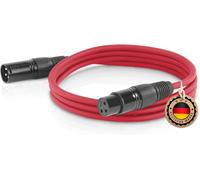 cable XLR,cable de micrófono,conector XLR a conector XLR,cable de conexión XLR,azul,3,00 m