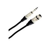 Câble XLR Femelle 3b - Jack Mâle Stéréo 3m Elite Câble Micro