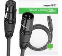 Câble Xlr femelle vers Xlr mâle Ugreen 20710B - 2M (Noir)
