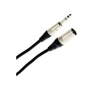 Câble XLR Mâle 3b - Jack Mâle Stéréo 3m Elite Câble Micro