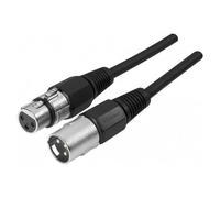 Câble XLR - Marque - Male/Femelle - 10m - Noir