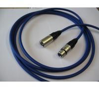 Câble XLR Neutrik Faible Bruit Femelle vers Mâle 3 Pôles Bleu 0,5 m