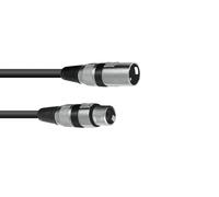 Câble XLR OMNITRONIC 3 pôles 5m Noir