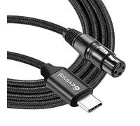 Câble XLR vers USB C, câble de microphone USB C de type C vers XLR femelle, adaptateur compatible avec Samsung, Google, Huawei, Xiaomi, appareils USB de type C, smartphones ou MacBook 3 m