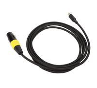 Câble XLR vers USB-C de 6,6 pi, flexible, mâle Type C vers femelle XLR pour PC, téléphone, tablette